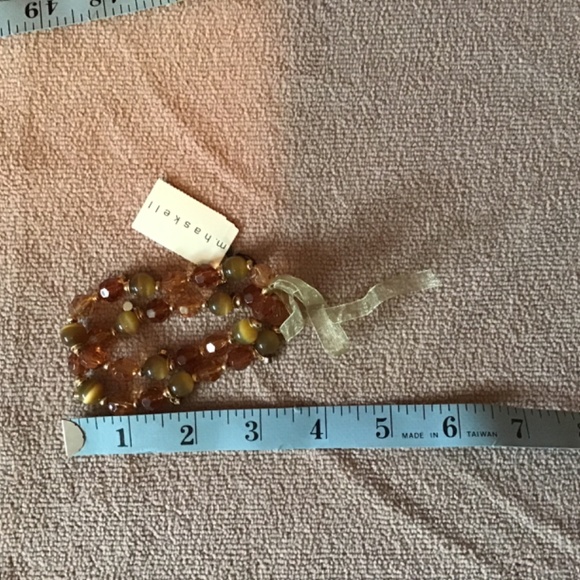 NWT M Haskell beaded stretchable bracelet set of 2 - Picture 6 of 6